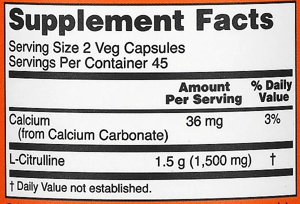 L-Citrulline 750 мг 90 веган капс